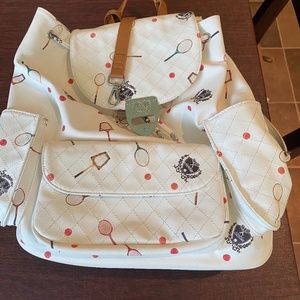 Court Couture Hampton Monogram Tennis backpack